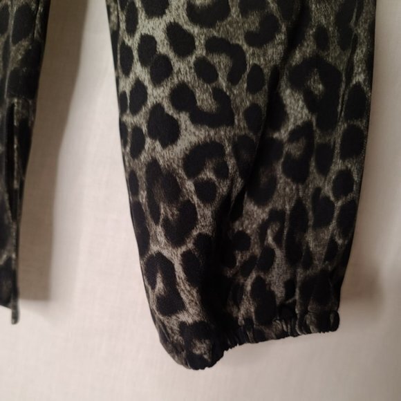 NEW MICHAEL Michael Kors Cheetah Print Blouse Top - Picture 4 of 6